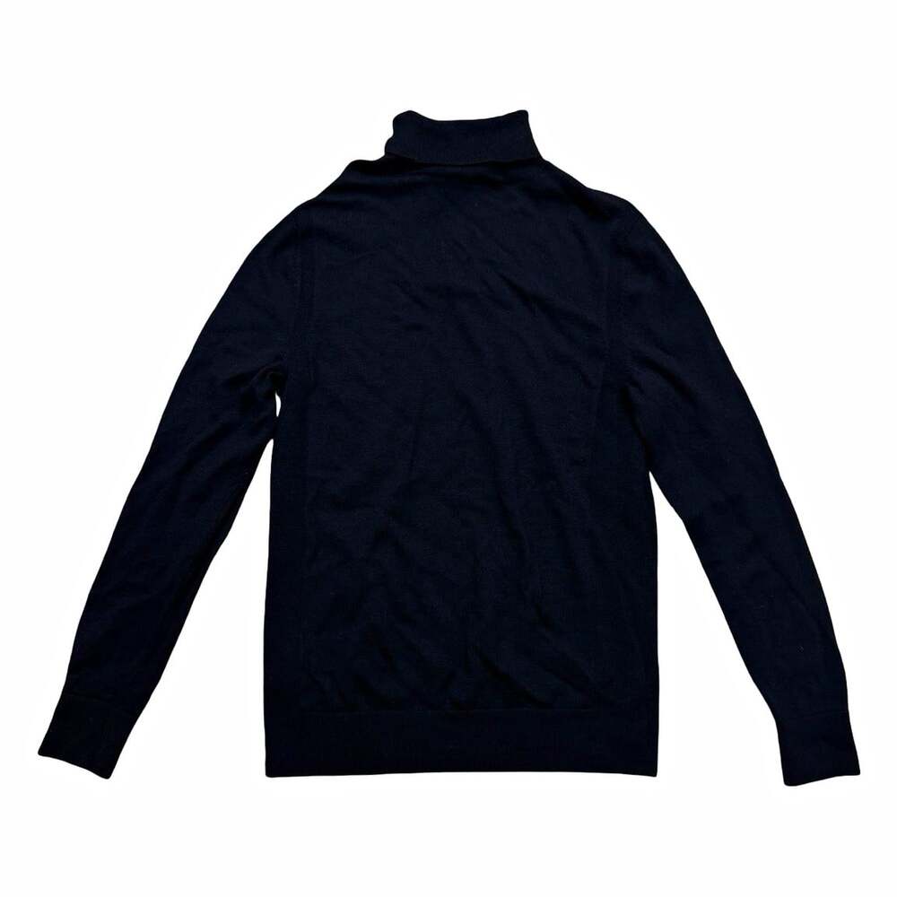 Express Men’s Merino Wool Blend Knit Turtleneck Pullover Sweater Black M